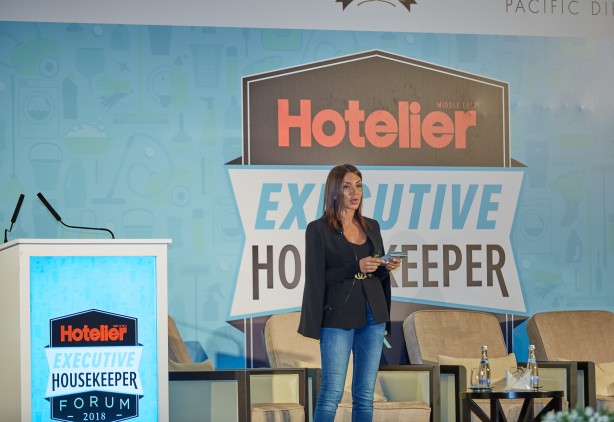 PHOTOS: Sponsor stands at Hotelier ME Executive Housekeeper Forum-8